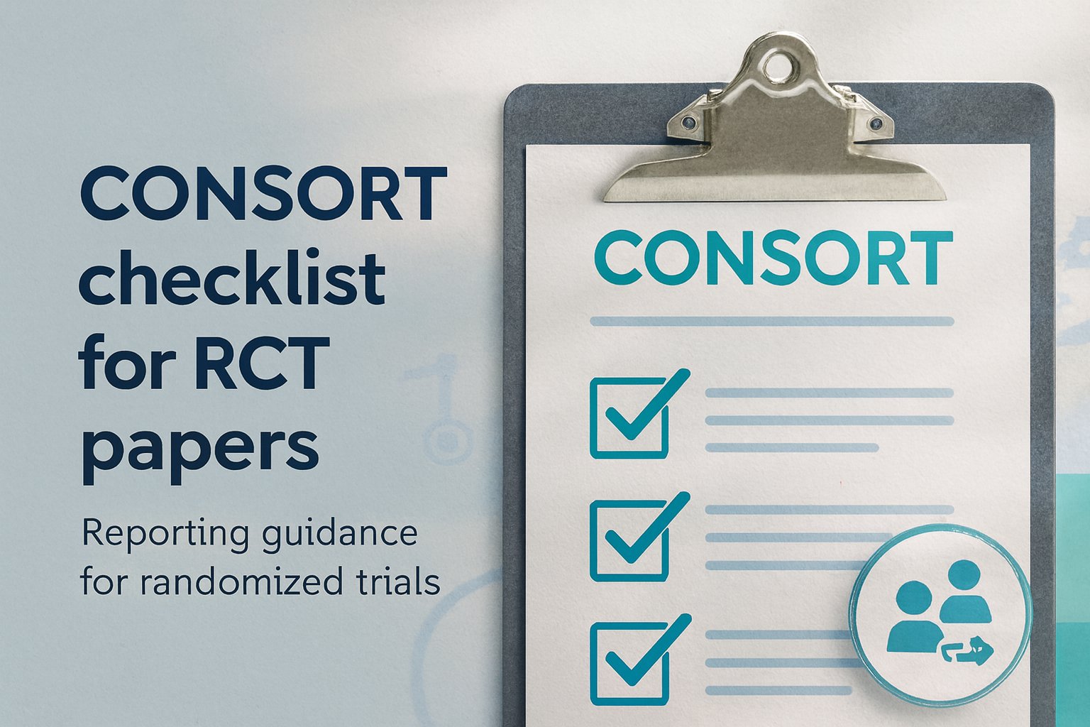 چک لیست CONSORT 2025 فارسی: راهنمای استاندارد گزارش‌دهی کارآزمایی‌های تصادفی (RCT)