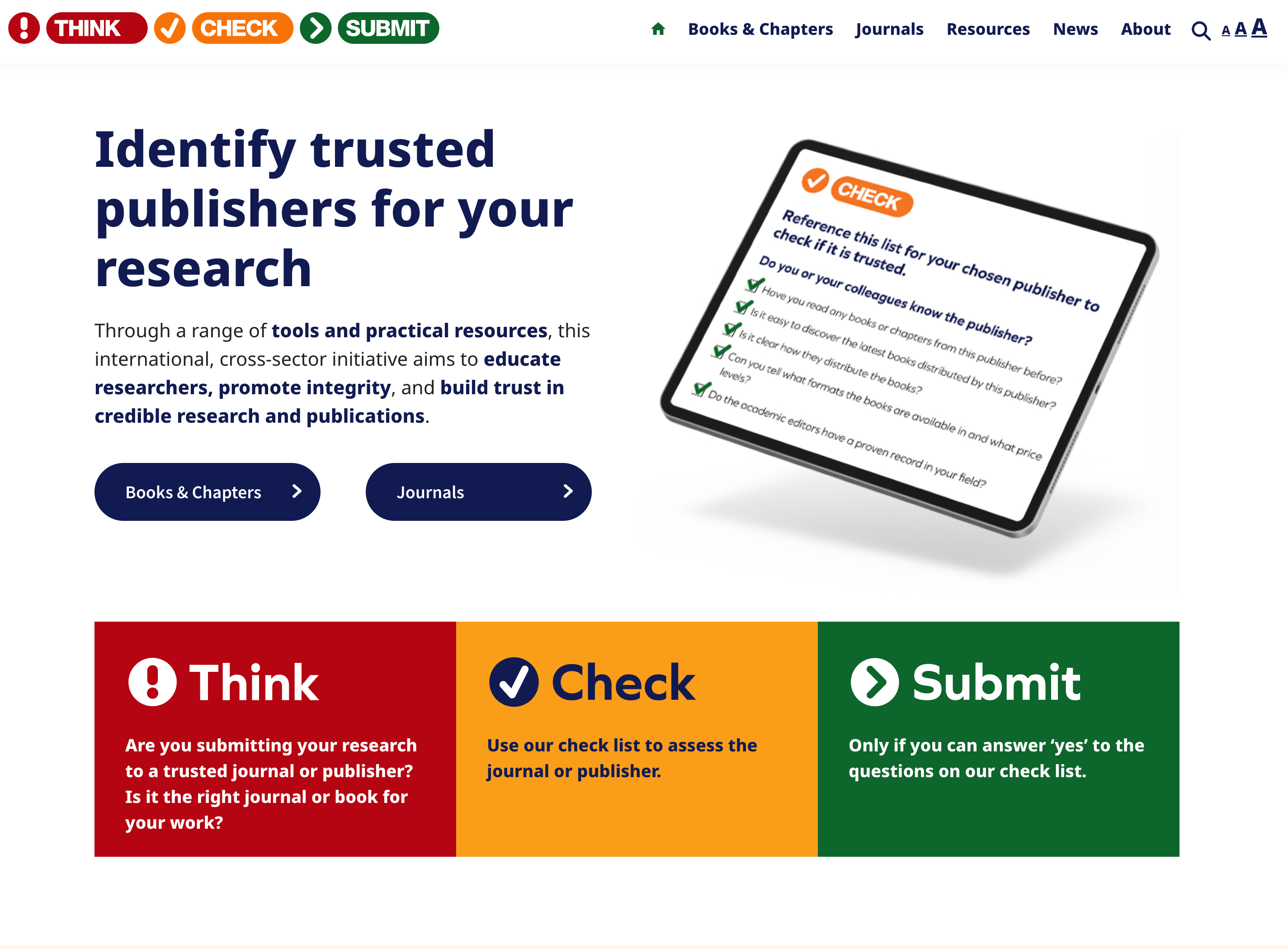 سایت چک مجلات نامعتبر