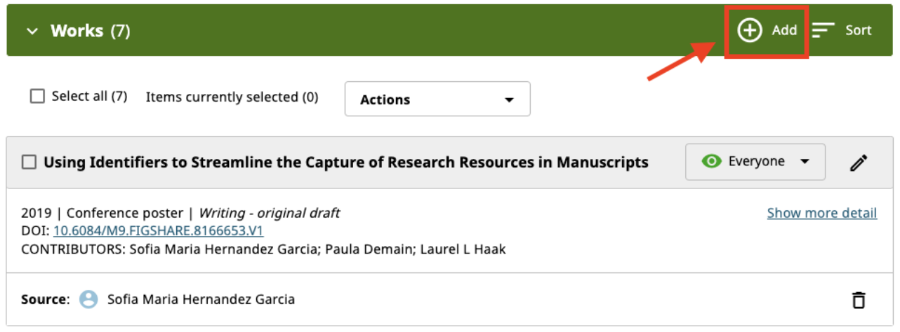 افزودن مقاله به orcid