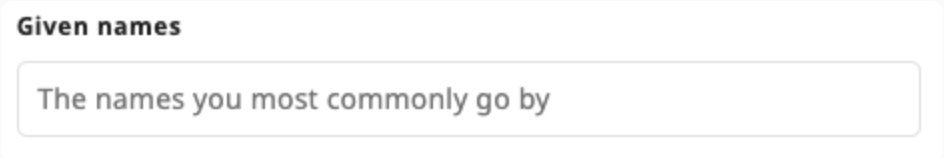 فیلد نام در حساب orcid