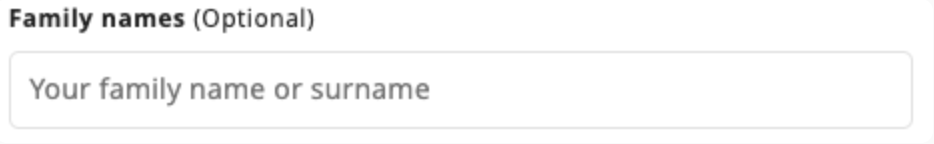 فیلد نامخانوادگی در کد ارکید